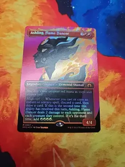 Ashling, Flame Dancer (Borderless) - Modern Horizons 3 (MH3) - Foil - NM - Image 1
