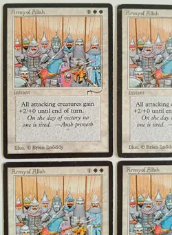 MtG | 4 x Army Of Allah | Playset | Arabian Nights | Magic the Gathering - Image 2