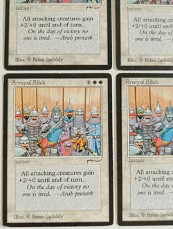 MtG | 4 x Army Of Allah | Playset | Arabian Nights | Magic the Gathering - Image 4