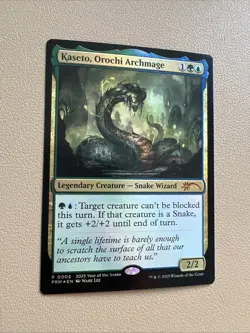Kaseto, orochi archmage - Foil - English - MTG Year of the snake promo - NM-LP - Image 2