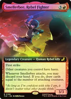 Smellerbee, Rebel Fighter Foil Extended Art Avatar: The Last Airbender NM MTG - Image 1