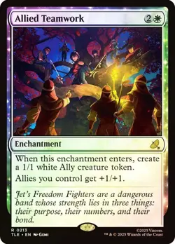 Allied Teamwork Foil Avatar: The Last Airbender NM MTG - Image 1