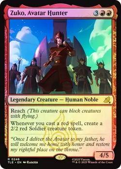 Zuko, Avatar Hunter Foil Avatar: The Last Airbender NM MTG - Image 1