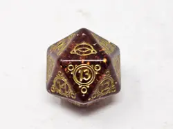 MAGIC Lord of the Rings Oversized D20 Spindown Die Dice MtG From Gift Bundle - Image 1