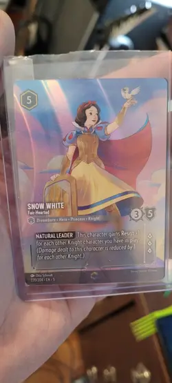 Snow White - Fair-Hearted (Enchanted) (220/204) [Shimmering Skies] Near Mint Hol - Image 1