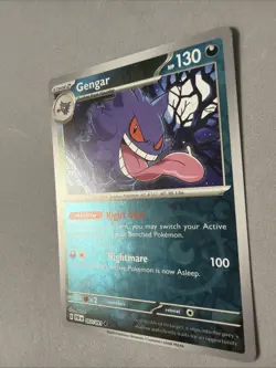 Pokemon TCG * SV Paldean Fates * 57/91 Gengar REVERSE HOLO Uncommon * FRESH PK - Image 2