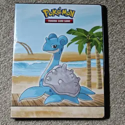 Pokemon TCG Ultra Pro 9 Pocket Portfolio Binder Folder Lapras Gyarados - Image 1