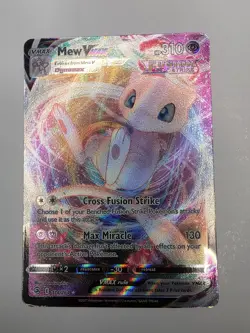Mew VMAX 114/264 Swsh08: Fusion Strike Holo Pokemon TCG Lightly played - Image 1