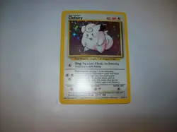 Pokemon Base Set Clefairy Holo Rare 5/102 LP Vintage Free Shipping & Tracked - Image 1