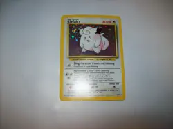 Pokemon Base Set Clefairy Holo Rare 5/102 LP Vintage Free Shipping & Tracked - Image 2