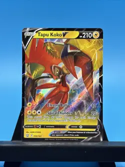 Tapu Koko V 050/163 Ultra Rare Battle Styles Pokemon TCG Pack Fresh Near Mint NM - Image 1