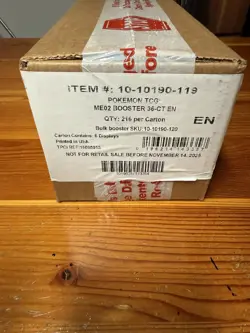 Pokemon Phantasmal Flames Booster Box Sealed Case *Mint Condition* - Image 1