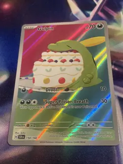 Pokemon TCG Gulpin 154/142 Illustration Rare Stellar Crown NM/M - Image 2