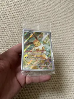 Pokemon TCG CRIMP ERROR Eevee 173 SVP Prismatic Evolutions ETB PROMO ENGLISH - Image 2