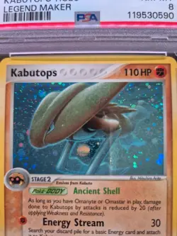 Pokemon Tcg 2006 EX Kabutops Holo Legend Maker 7/92 PSA Graded 8 nm-mt Slab - Image 3