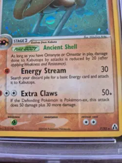 Pokemon Tcg 2006 EX Kabutops Holo Legend Maker 7/92 PSA Graded 8 nm-mt Slab - Image 4