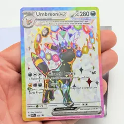 CARTA POKEMON UMBREON EX PROMO 176 - ITA - EVOLUZIONI PRISMATICHE - NEAR MINT - Image 2