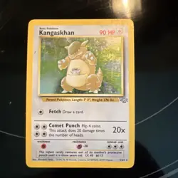 Pokemon TCG Kangaskhan Jungle 5/64 Holo Unlimited Holo Rare - Image 1
