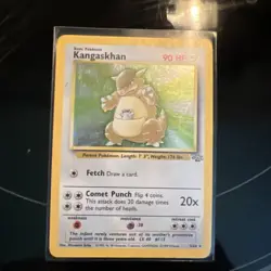 Pokemon TCG Kangaskhan Jungle 5/64 Holo Unlimited Holo Rare - Image 3