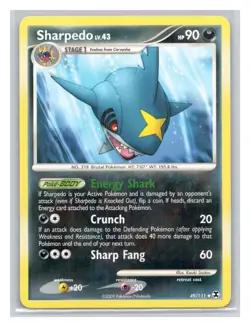 Pokemon TCG Sharpedo 49/111 Rising Rivals Normal LP - Image 1