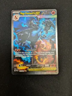 Mega Charizard x EX SIR 125/094 Phantasmal Flames Near Mint Pokemon TCG - Image 1
