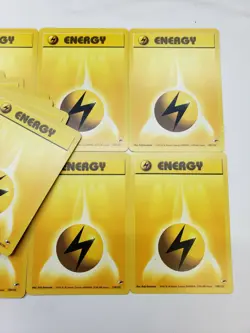 1999 Pokemon Gym Lightning Energy 130/132 X 24 Lot Near Mint NM - Image 2