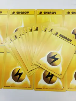 1999 Pokemon Gym Lightning Energy 130/132 X 24 Lot Near Mint NM - Image 3