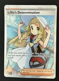 Lillie's Determination 169/132 Pokemon Mega Evolution Full Art - Image 1