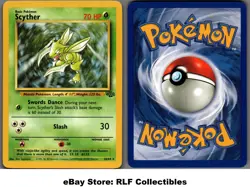 1999 Pokemon, Jungle, #26/64 Scyther, Rare - Image 1