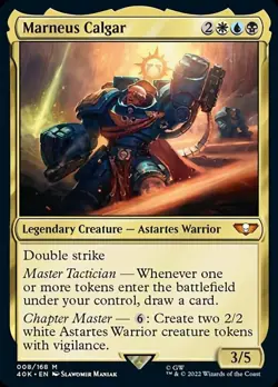 MTG Marneus Calgar - Surge Foil, Light Play, English Universes Beyond: Warhammer - Image 1