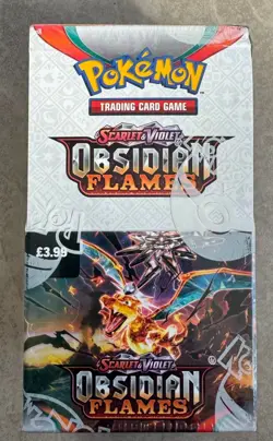Pokemon TCG: Obsidian Flames - Half Booster Box (18 Packs) NEW & SEALED - Image 1