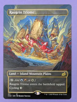 MTG Magic: Ikoria: Lair of Behemoths: Raugrin Triome - Showcase 311 Rare - NM - Image 1