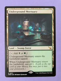 MTG Magic: Murders at Karlov Manor: Underground Mortuary #0271 Rare - LP - Image 1