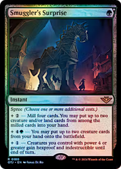 Smuggler's Surprise 180 Outlaws of Thunder Junction Foil MTG Rare - Image 1