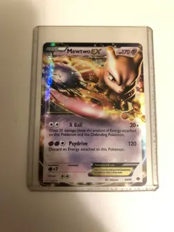 Pokemon TCG Mewtwo EX Next Destinies 54/99 Holo Ultra Rare Card - Image 1