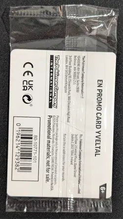 Yveltal 008/132 EB Games Stamp Stamped Mega Evolution Holo Pokemon Promo SEALED - Image 2