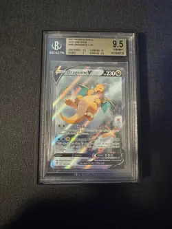 Pokemon 2021 Dragonite V 192/203 Alt Art Evolving Skies Beckett 9.5 GEM MT - Image 1