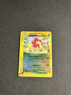 Pokemon TCG Meganium 053/165 Expedition Reverse Holo Damaged - Image 3