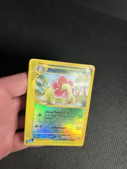 Pokemon TCG Meganium 053/165 Expedition Reverse Holo Damaged - Image 5