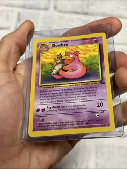 Pokemon Slowbro 43/62 Fossil-Unlimited Edition Uncommon NM/MT Never Played Vtg - Image 2