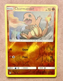 Charmander | 7/68 | Hidden Fates | 2019 Pokemon Common | Reverse Holo | NM - Image 1