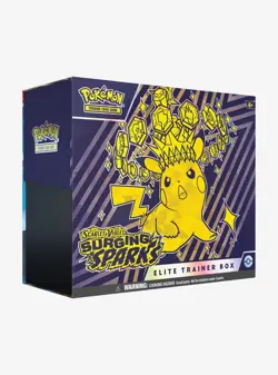 Pokemon TCG Scarlet & Violet SURGING SPARKS Elite Trainer Box FACTORY SEALED ETB - Image 1