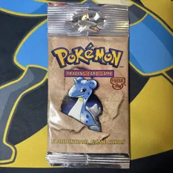 Pokemon TCG Long Crimp Fossil Booster 1999 Lapras Pack New & Sealed 21.28g - Image 1