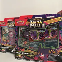 Pokemon Set of 2 (1 each) Gengar and Diancie ex Mega Battle Deck Pokemon Sealed - Image 2