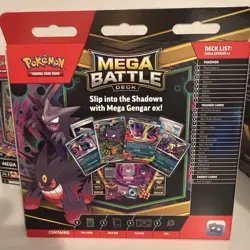 Pokemon Set of 2 (1 each) Gengar and Diancie ex Mega Battle Deck Pokemon Sealed - Image 3