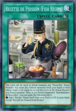 Recette de Poisson (Fish Recipe) - WISU-EN037 Super Rare | Yu-Gi-Oh! Card - Image 1