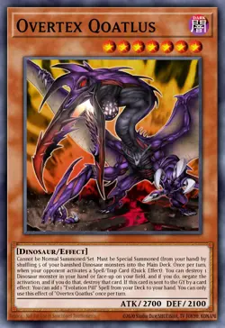 Overtex Qoatlus - EXFO-EN036 Super Rare | Yu-Gi-Oh! Card - Image 1