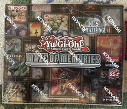 YuGiOh Maze of Memories BOOSTER BOX (24pk) SEALED 1st Edition - Image 1