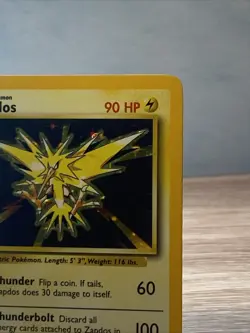 Pokemon TCG Zapdos Base Set Holo Card 16/102 Unlimited Rare, NM-LP Condition - Image 2