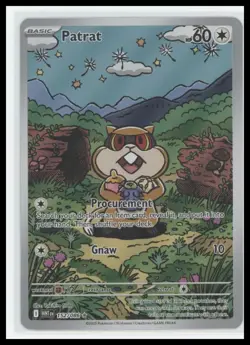 🌟 Pokemon Patrat #152 White Flare Holo - Mint Condition TCG Card 🌟 - Image 1
